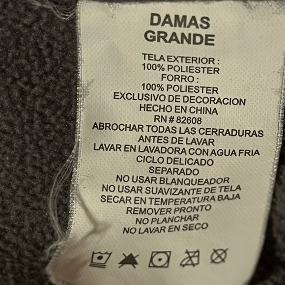 Free Country Fleece Zin Up Hooded Jacket Sz Large - Picture 9 of 9